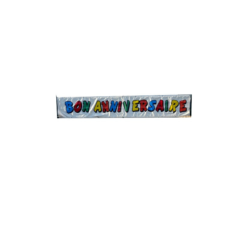 Banderole "Bon anniversaire"