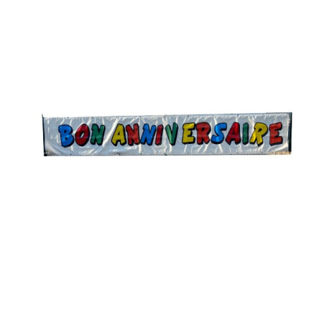 Banderole "Bon anniversaire"