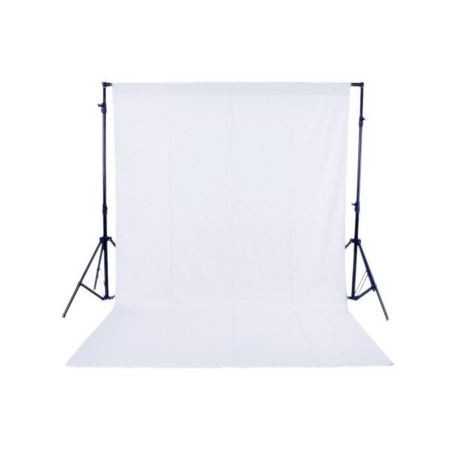 Toile de fond blanc avec support