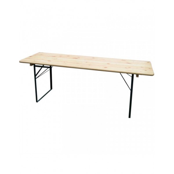 Table en bois brasserie 197 x 60 cm