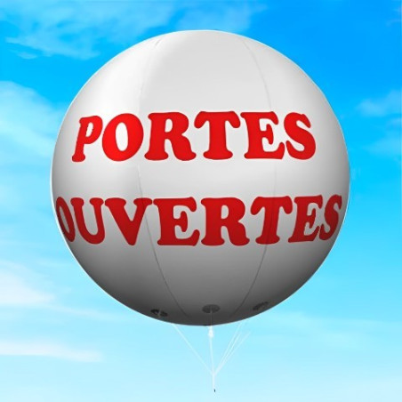 Ballon dirigeable publicitaire pour Portes Ouvertes