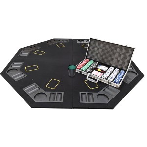 Kit poker plateau octogonal PM