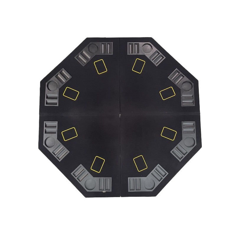 Kit poker plateau octogonal PM