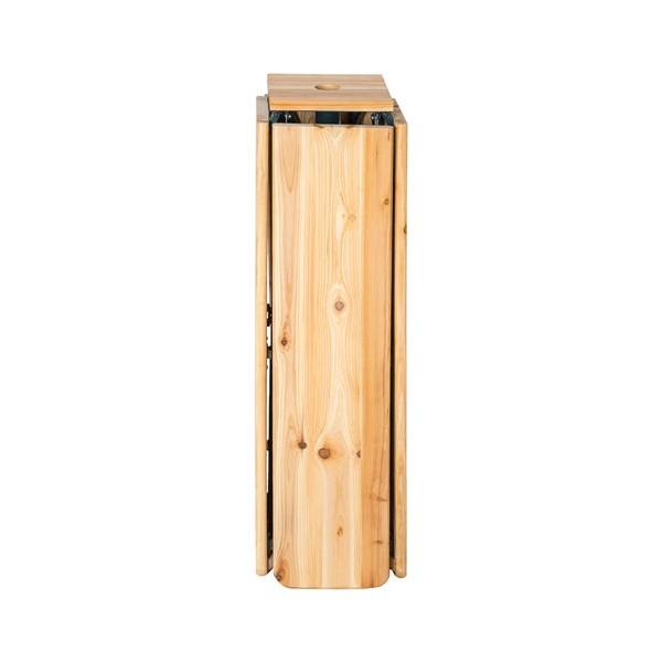 Table de réception haute pliante en bois