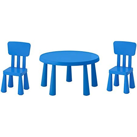 Ensemble mobilier enfant plastique coloré