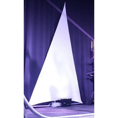 Voile en lyca blanc