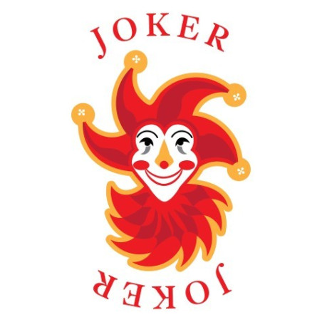 Carte de jeu joker géante